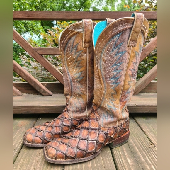 Ariat Exotic Women's Western Boots 9.5B Unique!! - Picture 2 of 9